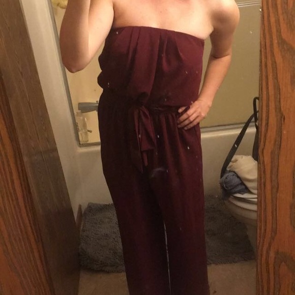 Maroon Jumpsuit - Picture 3 of 3